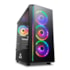 GABINETE GAMER REDRAGON GRAPPLE RGB MID TOWER PRETO GC-607BK