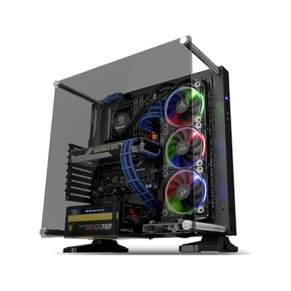 GABINETE GAMER THERMALTAKE CORE P3 TG BLACK - CA1G400M1WN06