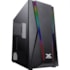 GABINETE GAMER VX GAMING FEUX RGB VIDRO EM ACRILICO PRETO