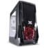 GABINETE GAMER VX GAMING KEPLER PRETO COM FAN VERMELHO