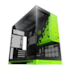 Gabinete Geometric Future Model 3 Matx Mini Tower Vidro Temperado Usb Tipo C Preto E Verde Geo-M3-Bnv