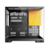 Gabinete Geometric Future Model 5 Eatx Mid Tower Lateral De Vidro Temperado Usb Tipo C 5 Fans Preto E Amarelo Geo-M5F-By