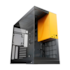 Gabinete Geometric Future Model 5 Eatx Mid Tower Lateral De Vidro Temperado Usb Tipo C Preto E Amarelo Geo-M5-By