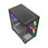 Gabinete Gstorm Raider Matx Mid Tower Vidro Temperado Usb 3.0 Preto Gs-Rai-Bk-3F