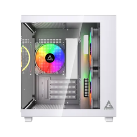 Gabinete Gstorm Vanguard Matx Mid Tower Vidro Temperado Usb 3.0 Branco Gs-Van-Wh-3F