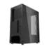 Gabinete Hyrax Hgb600 E-atx Full Tower Lateral De Vidro Temperado Preto C/ 4 Fans Rgb Hgb600b