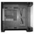 Gabinete K-Mex Aquario Curvo Mid Tower Painel De Acrilico E Lateral De Vidro Preto Usb 2.0 Preto Cg-01Ag