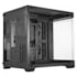 Gabinete K-Mex Aquario Curvo Mid Tower Painel De Acrilico E Lateral De Vidro Preto Usb 2.0 Preto Cg-01Ag
