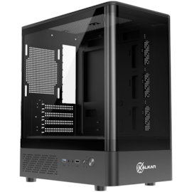 Gabinete Kalkan Avalon Curve Matx Vidro Temperado Mid Tower Usb 3.0 Preto Klk00076