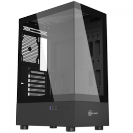 Gabinete Kalkan Avalon Pro Atx Mid Tower Vidro Temperado Usb 3.0 Sem Fan Preto Klk00037