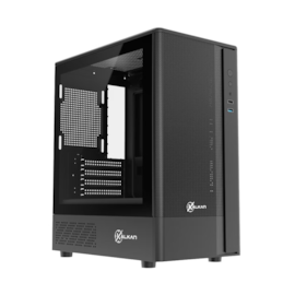 Gabinete Kalkan Avalon Pro V2 Matx Mid Tower Lateral De Vidro Temperado Usb 3.0 Preto Klk074