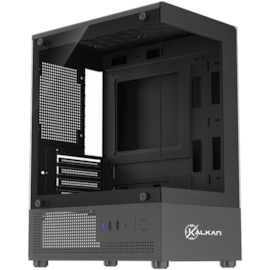 Gabinete Kalkan Hakon Matx Mid Tower Vidro Temperado Usb 3.0 Preto Sem Fan Klk00080
