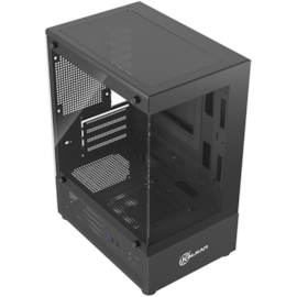 Gabinete Kalkan Hakon Matx Mid Tower Vidro Temperado Usb 3.0 Preto Sem Fan Klk00080