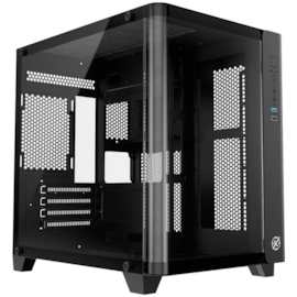 Gabinete Kalkan Midgard Curve Matx Vidro Temperado Mid Tower Usb 3.0 Preto Klk00072