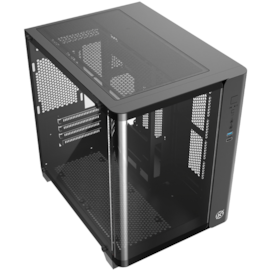 Gabinete Kalkan Midgard Curve Matx Vidro Temperado Mid Tower Usb 3.0 Preto Klk00072