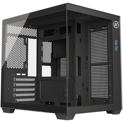 Gabinete Kalkan Midgard Digital Matx Mid Tower Vidro Temperado Usb 3.0 Preto Sem Fan Klk00085