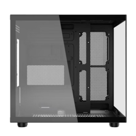 Gabinete Kalkan Midgard Rgb Matx Mid Tower Vidro Temperado Usb 3.0 Preto Sem Fan Klk00055