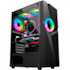 Gabinete Kalkan Muspel Atx Mid Tower Lateral De Vidro Temperado Usb 3.0 Sem Fan Preto Klk00035