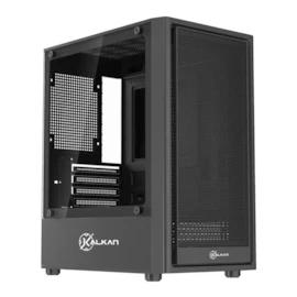 Gabinete Kalkan Vesir Flow Matx Mid Tower Lateral De Vidro Temperado Usb 3.0 Klk00082