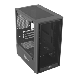 Gabinete Kalkan Vesir Flow Matx Mid Tower Lateral De Vidro Temperado Usb 3.0 Klk00082