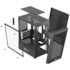 Gabinete Kalkan Vesir Flow Matx Mid Tower Lateral De Vidro Temperado Usb 3.0 Klk00082