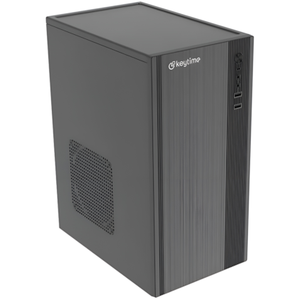 Gabinete Keytime Smartcase Matx Mid Tower Preto Com Fonte Kyt00043