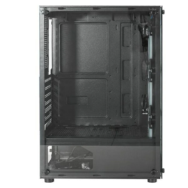 Gabinete Kmex Cg-30c5 Mid Tower Lateral De Vidro Temperado Usb 2.0 Com 3 Fans Preto Cg30c5rh0010b0x