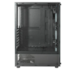 Gabinete Kmex Cg-30c5 Mid Tower Lateral De Vidro Temperado Usb 2.0 Com 3 Fans Preto Cg30c5rh0010b0x
