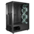 Gabinete Kmex Cg-30c5 Mid Tower Lateral De Vidro Temperado Usb 2.0 Com 3 Fans Preto Cg30c5rh0010b0x