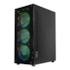 Gabinete Kmex Cg-60c5 Mid Tower Atx Lateral De Vidro Temperado Usb 2.0 Com 3 Fans E Controladora Cg60c5rh0010b0x