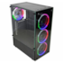 Gabinete Kmex Elite Cg-10w5 Mid Tower Atx Lateral De Vidro Com 3 Fans Cg10w5rh001cb0x