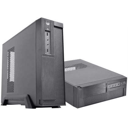 Gabinete Kmex Gm04cc Slim Matx Com Fonte Pb200 Preto Gm04ccbn001cb0x