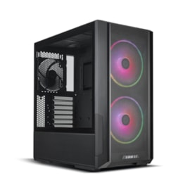 Gabinete Lancool 216 X Atx Mid Tower Lateral De Vidro Temperado Com 3 Fans Preto Lancool-216x