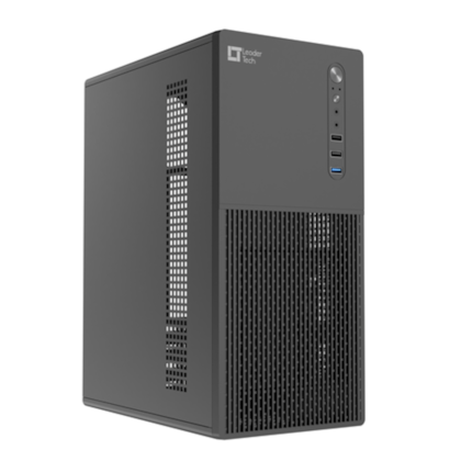 Gabinete Leader Tech Lt-302C Matx Mid Tower Usb 3.0 Preto