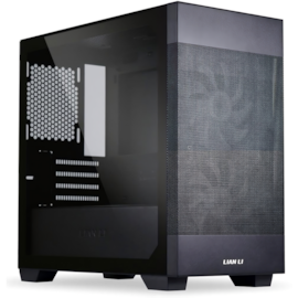 Gabinete Lian Li Lancool 205m Mesh Rgb Micro Atx Mid Tower Lateral De Vidro Temperado Com 2 Fans Sem Fonte Preto