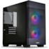 Gabinete Lian Li Lancool 205m Mesh Rgb Micro Atx Mid Tower Lateral De Vidro Temperado Com 2 Fans Sem Fonte Preto