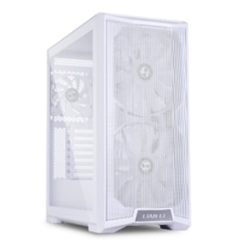 Gabinete Lian Li Lancool 215 W Rgb Mid Tower Eatx Lateral De Vidro Usb 3.0 Branco Lancool-215-w
