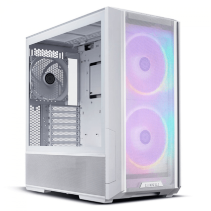 Gabinete Lian Li Lancool 216 Rgb Eatx Mid Tower Lateral Em Vidro Temperado Usb Tipo C Com 2 Fans Argb Branco Lancool 216Rw