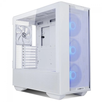 Gabinete Lian Li Lancool Iii Atx Mid Tower Lateral DeVidro Temperado Usb Tipo C 4 Fans Branco Lancool 3r-w