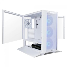 Gabinete Lian Li Lancool Iii Atx Mid Tower Lateral DeVidro Temperado Usb Tipo C 4 Fans Branco Lancool 3r-w
