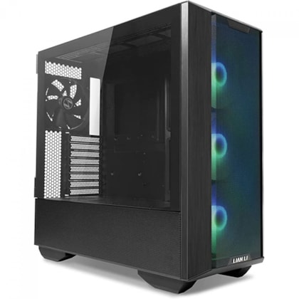 Gabinete Lian Li Lancool Iii Mid Tower E-atx Lateral De Vidro Temperado Com 4 Fans Sem Fonte Preto Lancool 3r-x