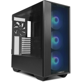 Gabinete Lian Li Lancool Iii-r Rgb Mid Tower E-atx Vidro Temperado Sem Fonte Com 4 Fans Preto Lancool-3r-x-bk