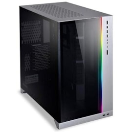 Gabinete Lian Li O11 Dynamic Xl Rog Full Tower Lateral De Vidro Temperado Prata O11dxl-a