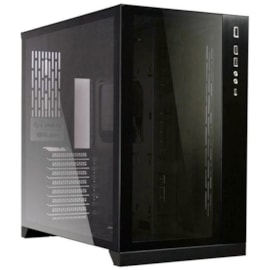 Gabinete Lian Li Pc 011 Dynamic Eatx Mid Tower Lateral De Vidro Temperado Usb Tipo C Pc-011-Dynamic-Black