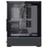 Gabinete Lian Li Sup01 Mid Tower Atx Lateral De Vidro Temperado Usb Tipo C Preto Sup01x