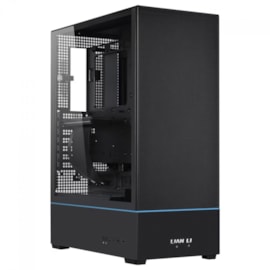 Gabinete Lian Li Sup01 Mid Tower Atx Lateral De Vidro Temperado Usb Tipo C Preto Sup01x