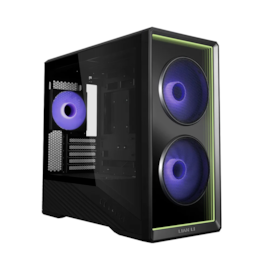 Gabinete Lian Li Vector V150 Inf Mid Tower Eatx Lateral De Vidro Temperado Usb Tipo C Preto V150Infx Black