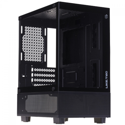 Gabinete Liketec Opera Dark Mid Tower M-atx Lateral Em Vidro Temperado Preto Lc-cb-opera-2086