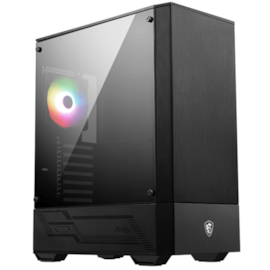 Gabinete Msi Mag Forge 111r Argb Mid Tower Atx Lateral Vidro Temperado Preto Mag Forja 111r