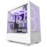 Gabinete Nzxt H5 Flow Atx Mid Tower Lateral De Vidro Temperado Sem Fonte Com 2 Fans Branco Cc-h51fw-01